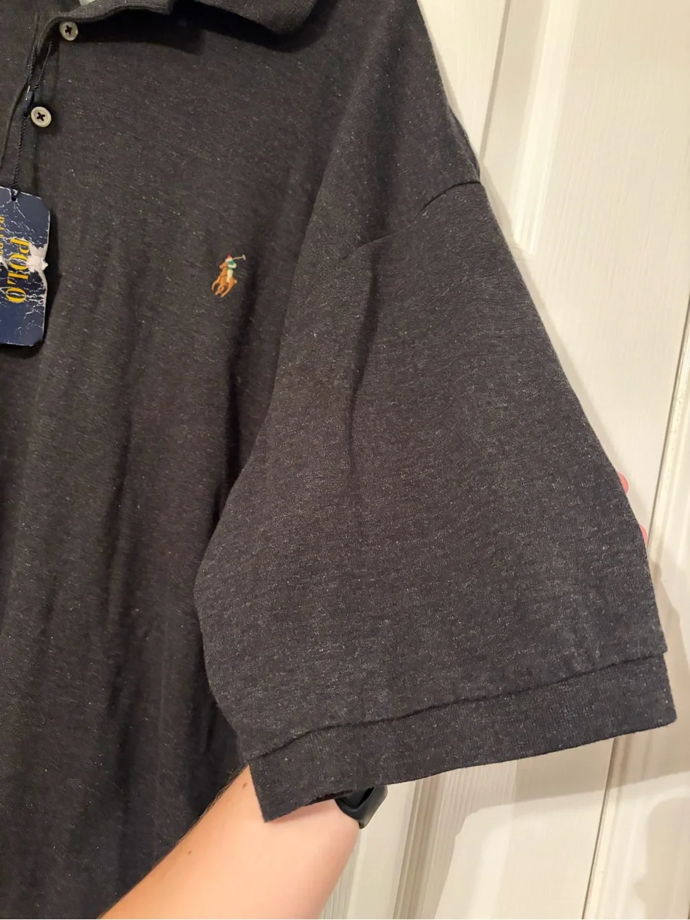 NWT Polo by Ralph Lauren Men’s Grey Short-Sleeve